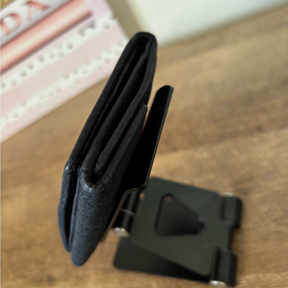 Dior Compact Wallet- Black Vintage Quilted - Picture 3 of 11